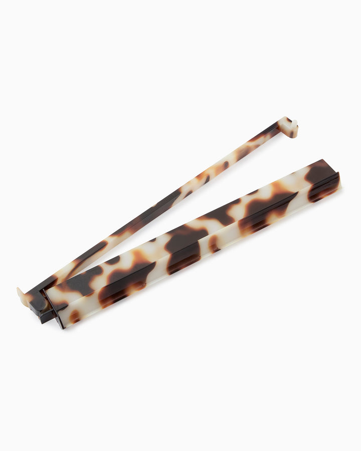 Blond Tortoise Rack and Pusher Set