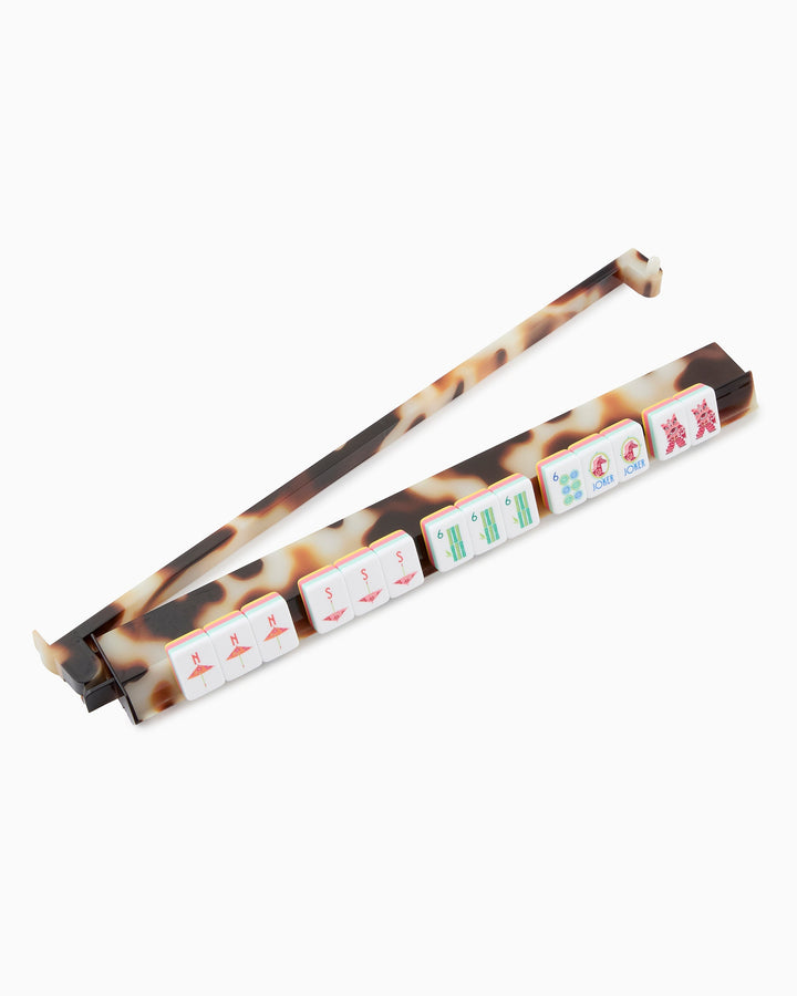 Blond Tortoise Rack and Pusher Set