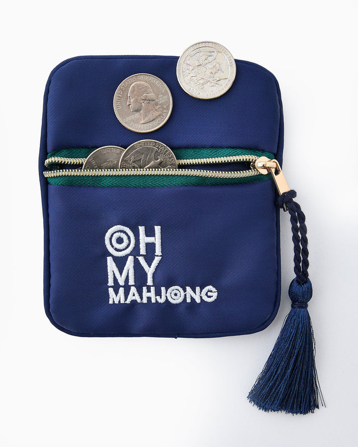 Blue Coin &amp; Dice Bag