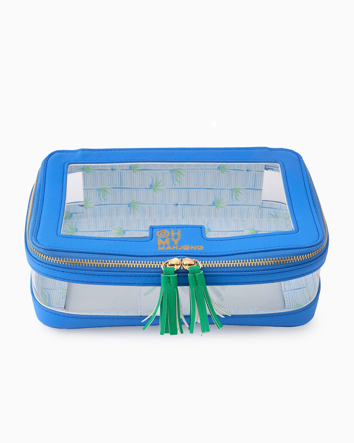 Blue Tile Storage Bag