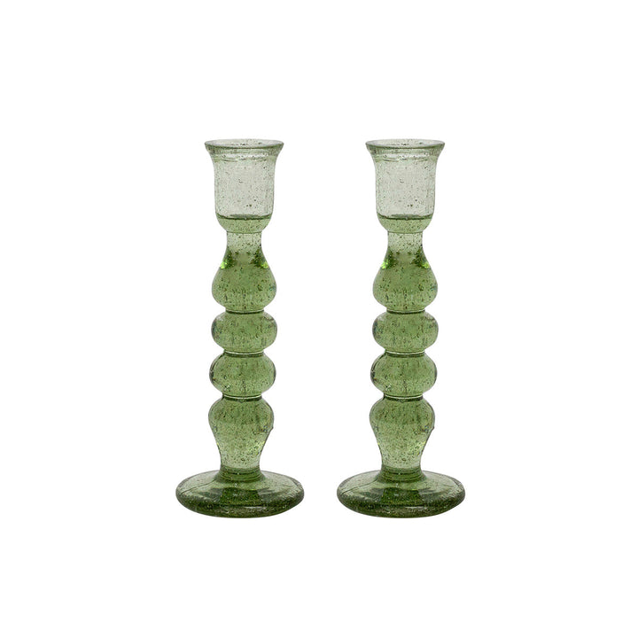 Provence 7" Candlestick Set/2 - Basil