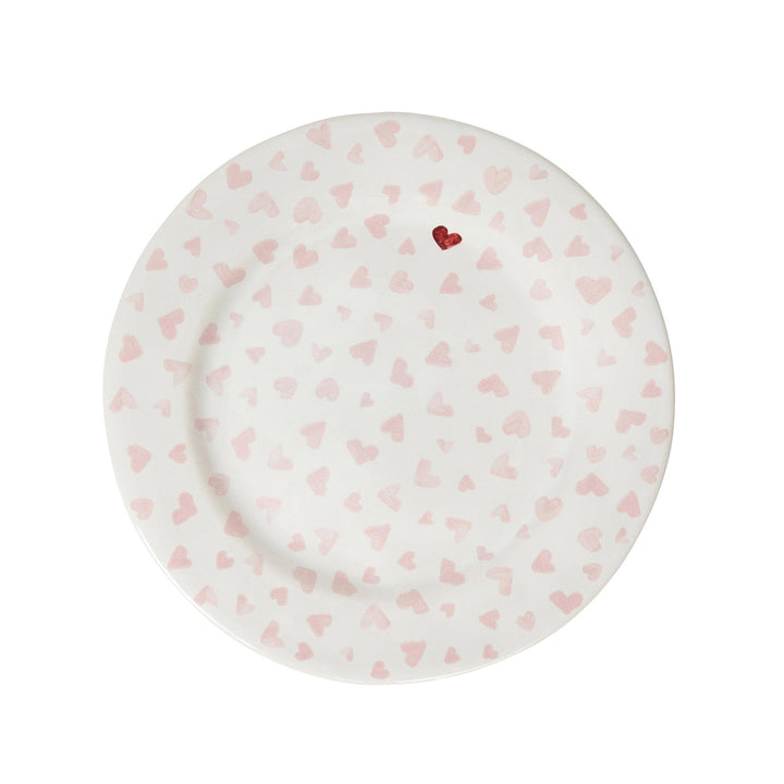 Love You More Dessert/Salad Plate Set/4 - Pink