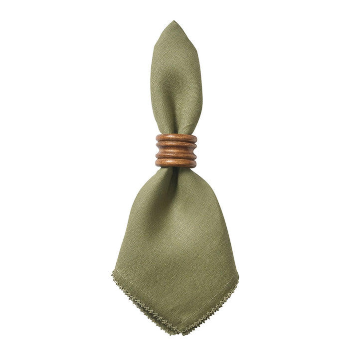 Berry Scallop Napkin Set/4 - Sage