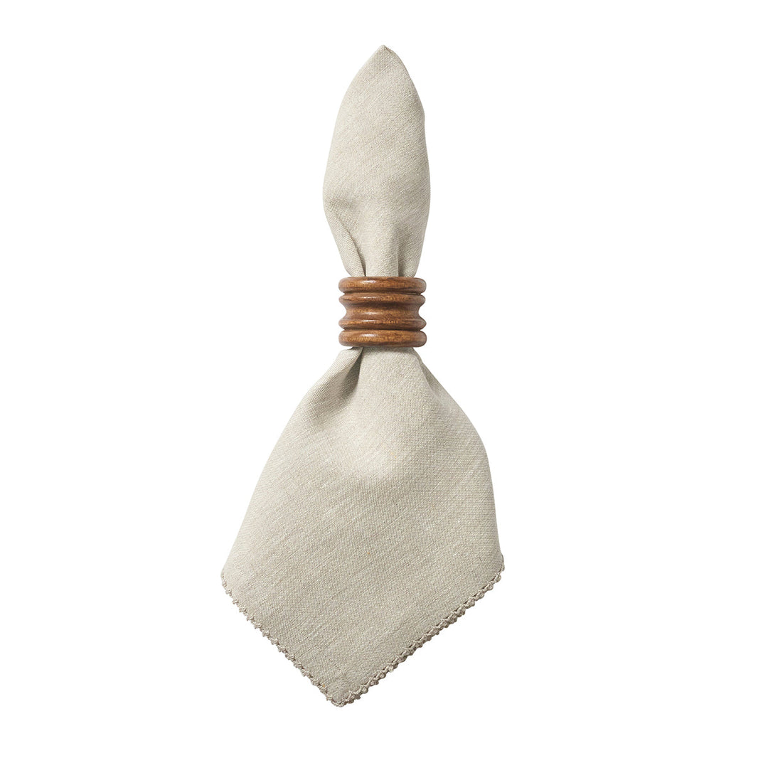Berry Scallop Napkin Set/4 - Natural