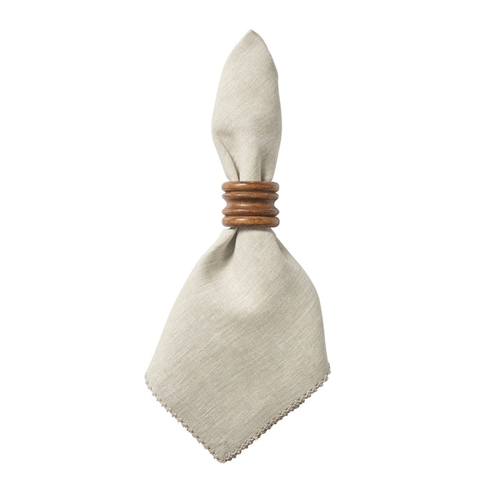 Berry Scallop Napkin Set/4 - Natural