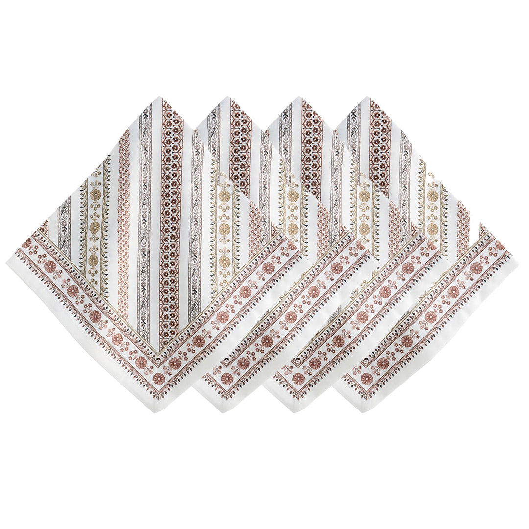 Seville Stripe Napkin Set/4