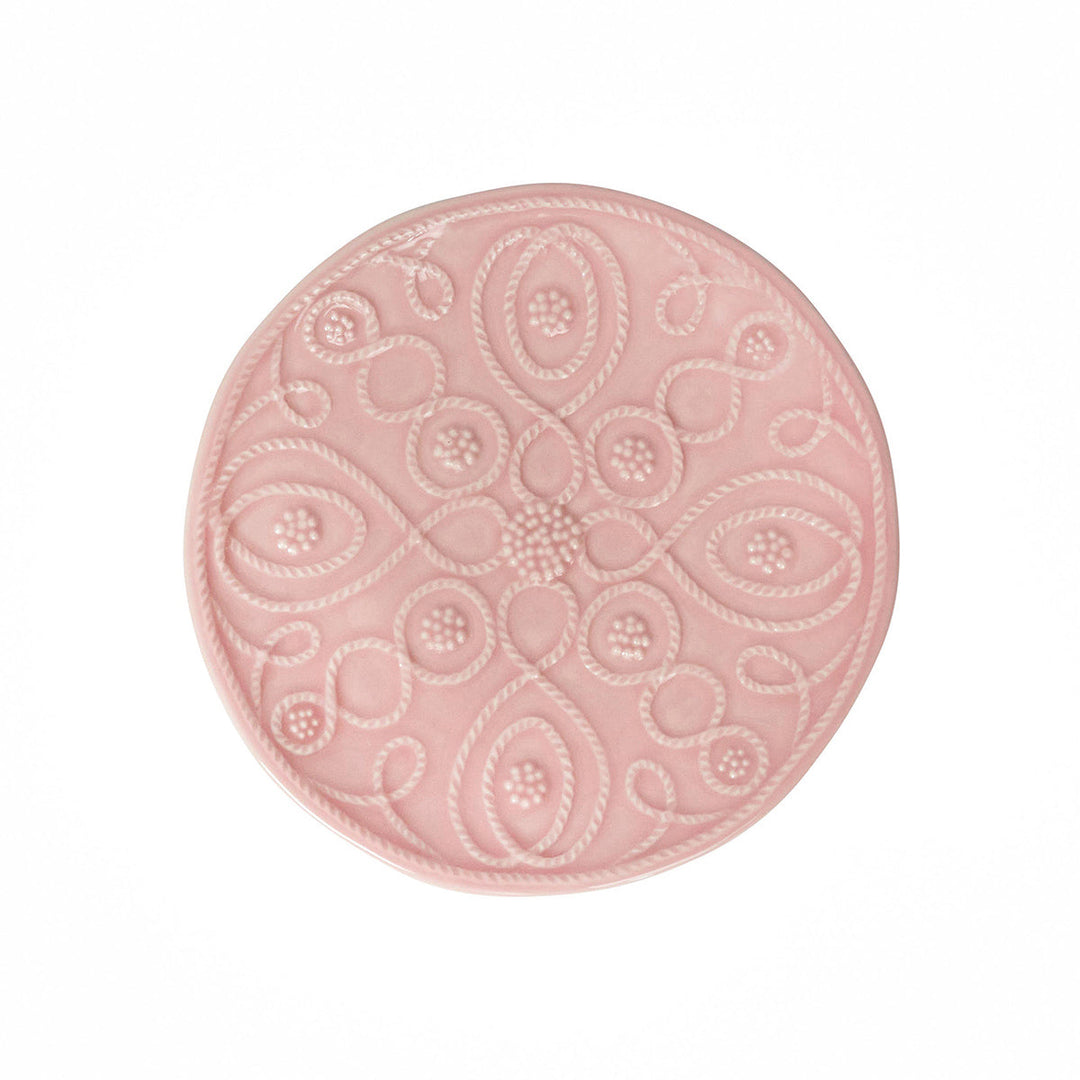 Jardins Du Monde Side/Cocktail Plate Assorted Set/4 - Blush