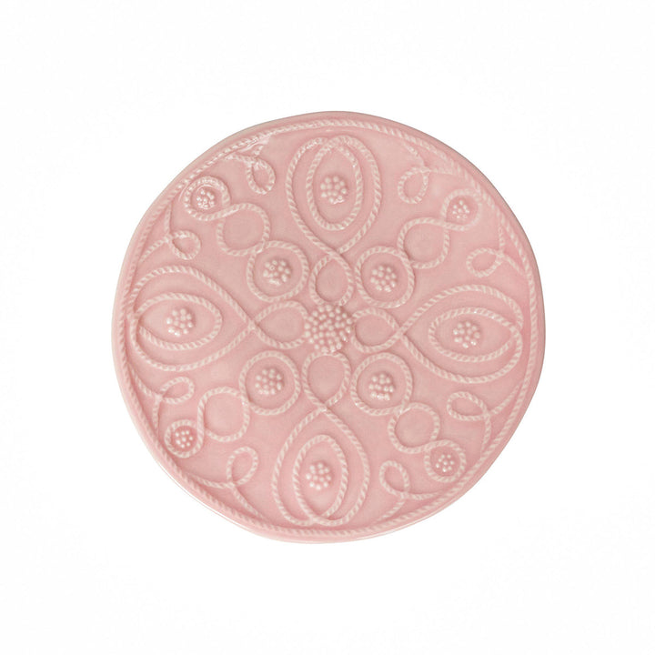 Jardins Du Monde Side/Cocktail Plate Assorted Set/4 - Blush