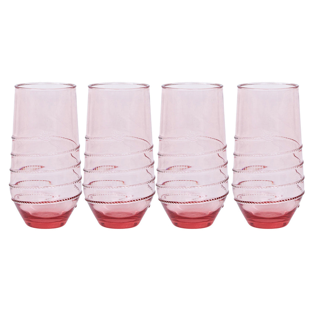 Amalia Acrylic Large Tumbler Set/4 - Coral