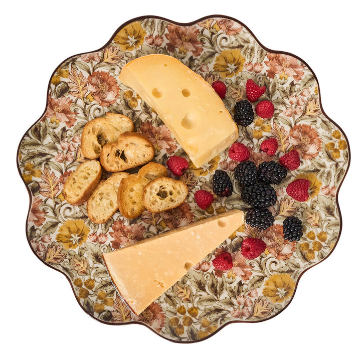 Willa Charger/Platter - Amber