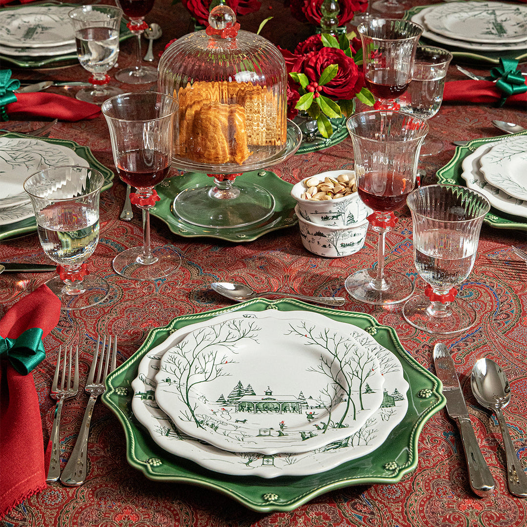 Berry &amp; Thread 4pc Place Setting - Basil