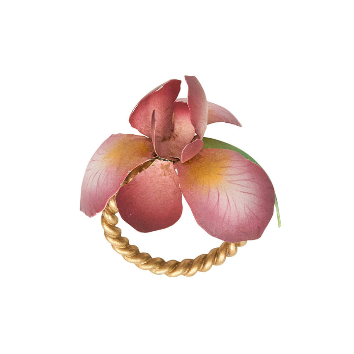 Meadow Walk Floral Napkin Ring Assorted Set/4 - Multi