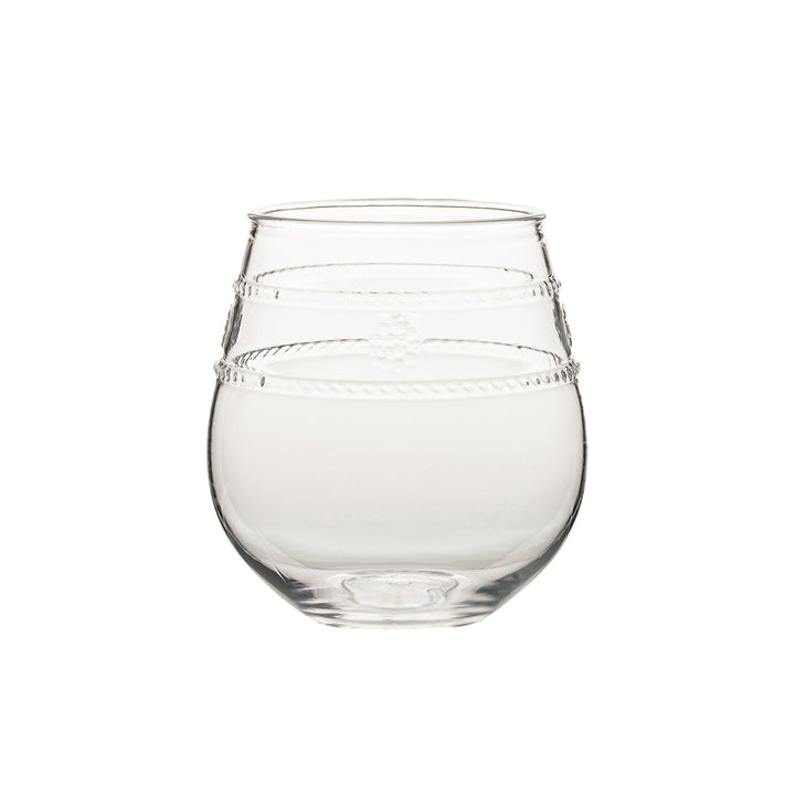 Isabella Acrylic Stemless Wine GlassSet/4
