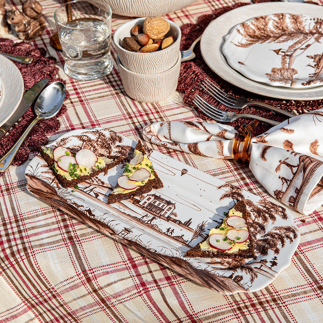 Country Estate Harvest 15" Hostess Tray