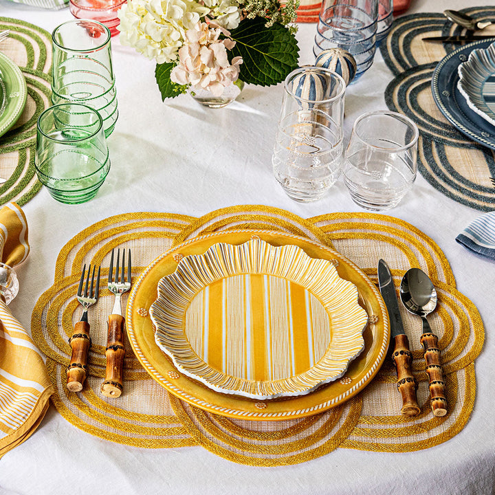 Berry &amp; Thread Melamine Dinner Plate Set/4 - Sunshine