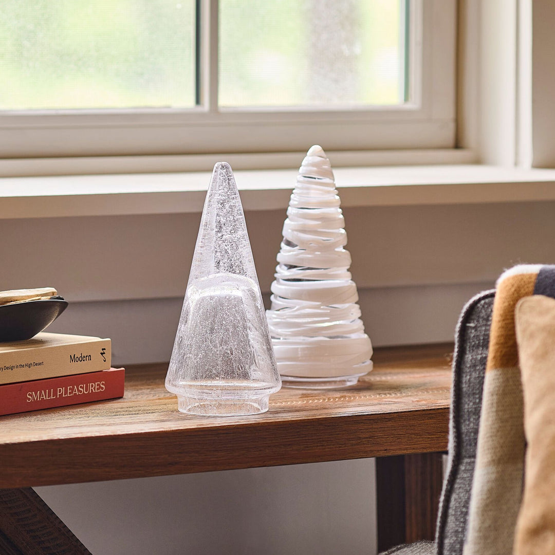 Snowdrift Conical Tree in Gift Box - 8 Inch