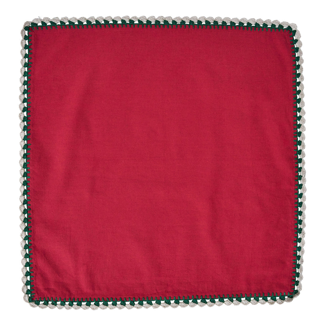 Isadora Napkin Set/4- Red