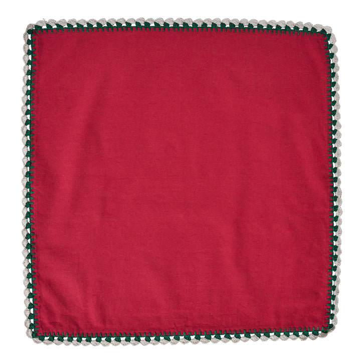 Isadora Napkin Set/4- Red