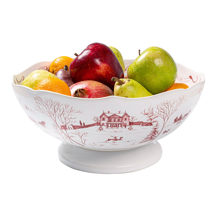 Country Estate Winter Frolic 13" Centerpiece Bowl