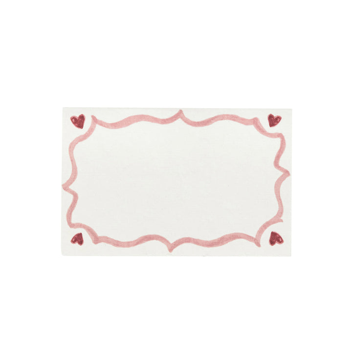Love You More Place Card Set/12 - Pink