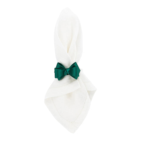 Tuxedo Napkin Ring Set/4 - Green