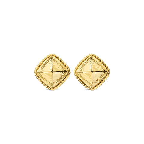 Blandine Stud Earrings - Gold