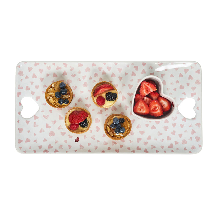 Love You More 16" Hostess Tray - Pink