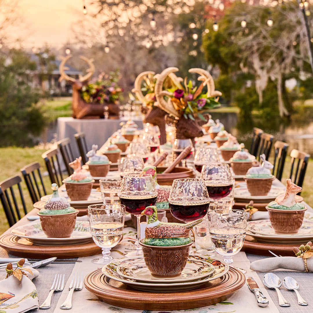 Forest Walk Acorn Napkin Ring Set/4 - Multi