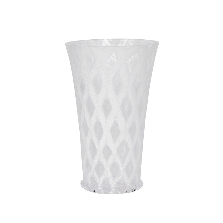 Trellis Large Tumbler - White