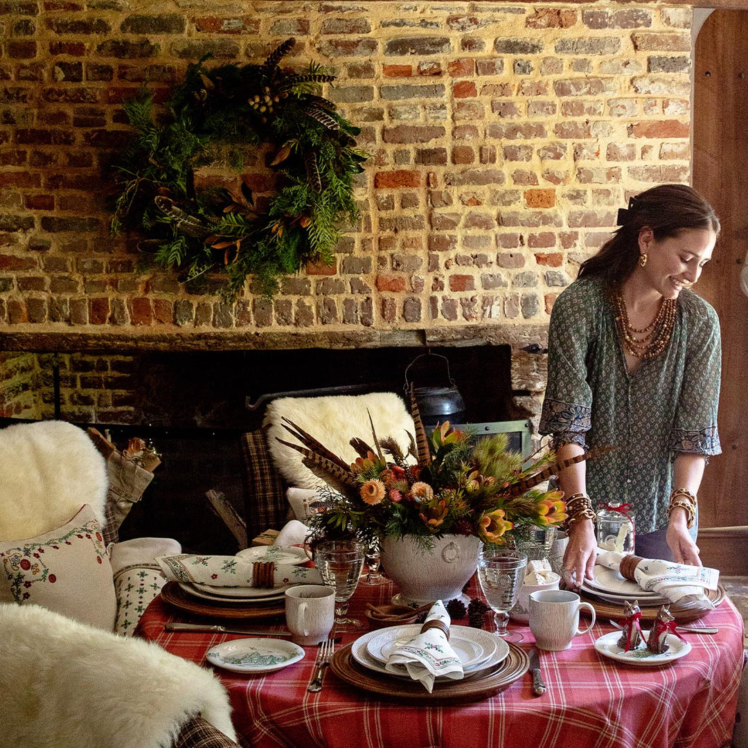 Berry & Thread North Pole Side/Cocktail Plate Assorted Set/4