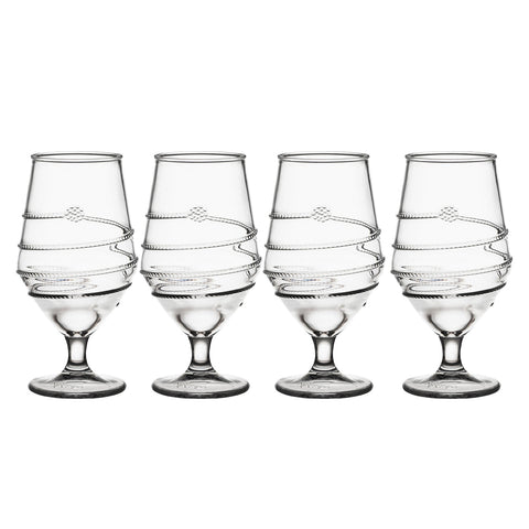 Amalia Acrylic Goblet Set/4