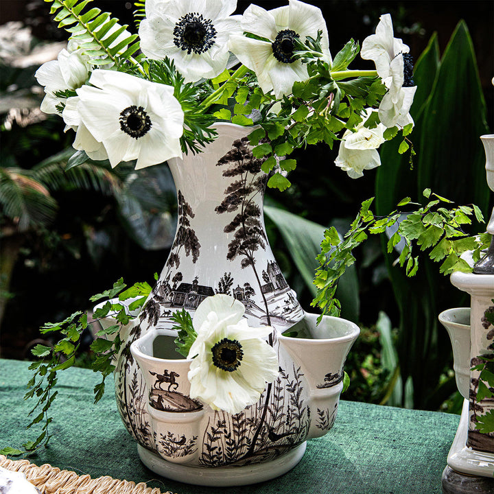 Country Estate 11.5" Tulipiere Vase- Flint Grey