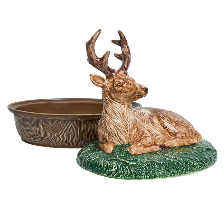 Forest Walk Stag Baker with Lid - Multi