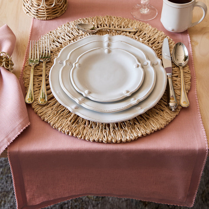 Berry Scallop 18" x 90" Table Runner  - Pink