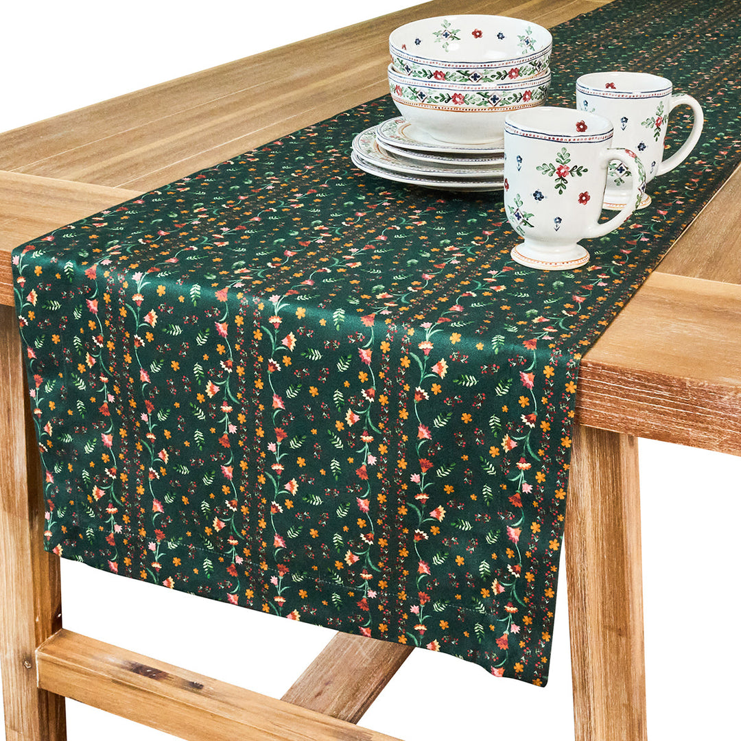 Klara 18" x 90" Table Runner - Evergreen