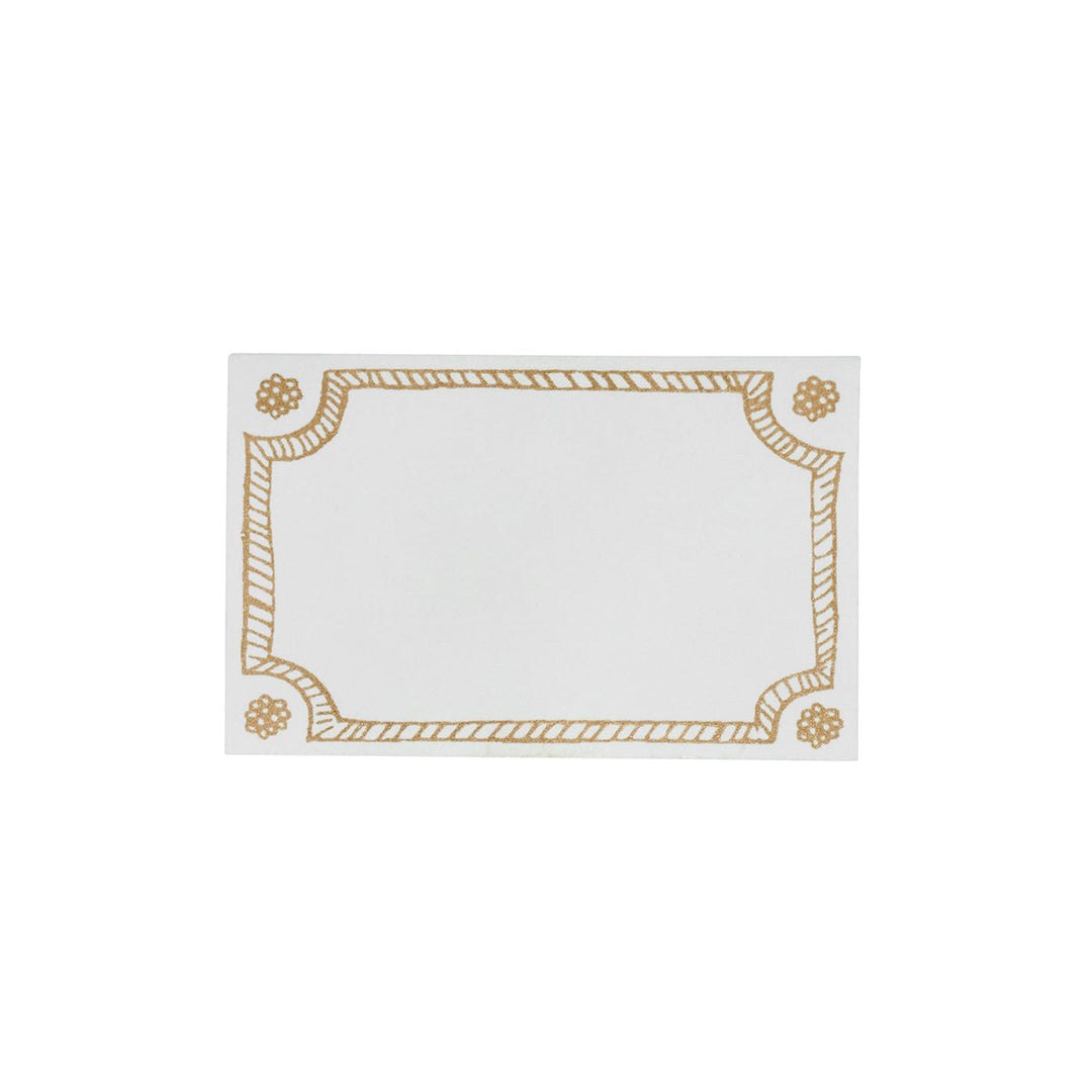 Berry &amp; Thread Place Card Set/12 - Gold