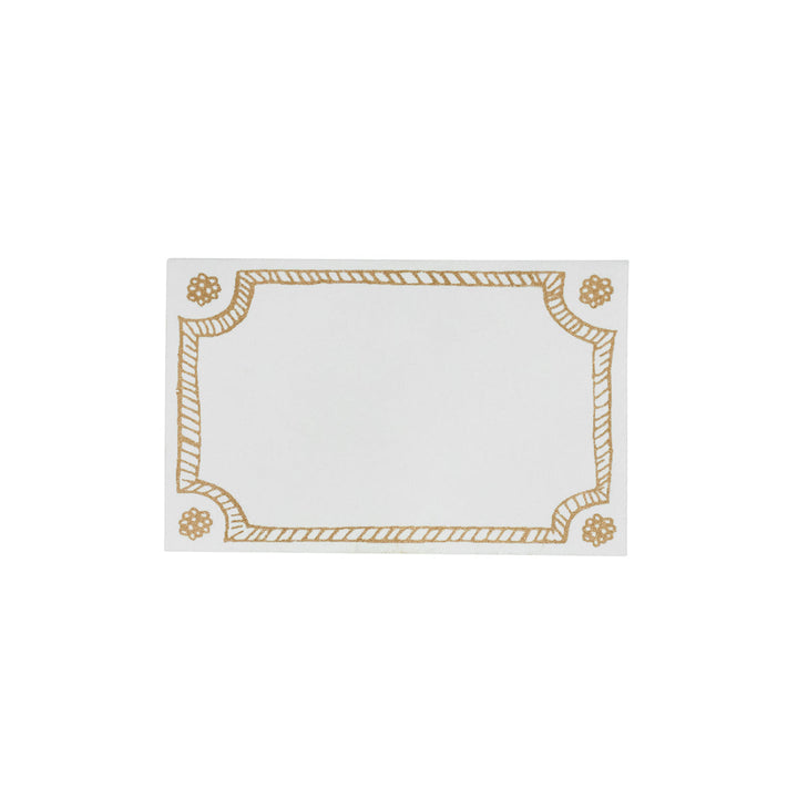 Berry &amp; Thread Place Card Set/12 - Gold