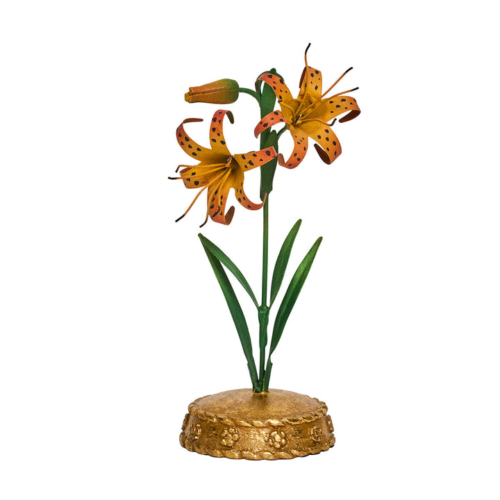 Meadow Walk Tiger Lily Place Card Holder - Orange