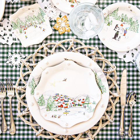 Provence Rattan Placemat Set/4 - Whitewash