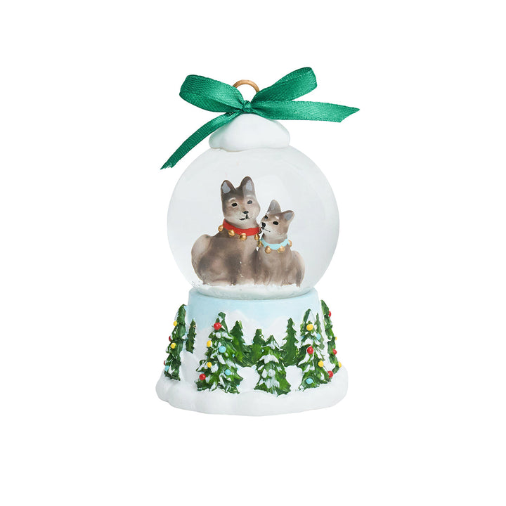 Berry &amp; Thread North Pole Snow Globe Place Card Holder