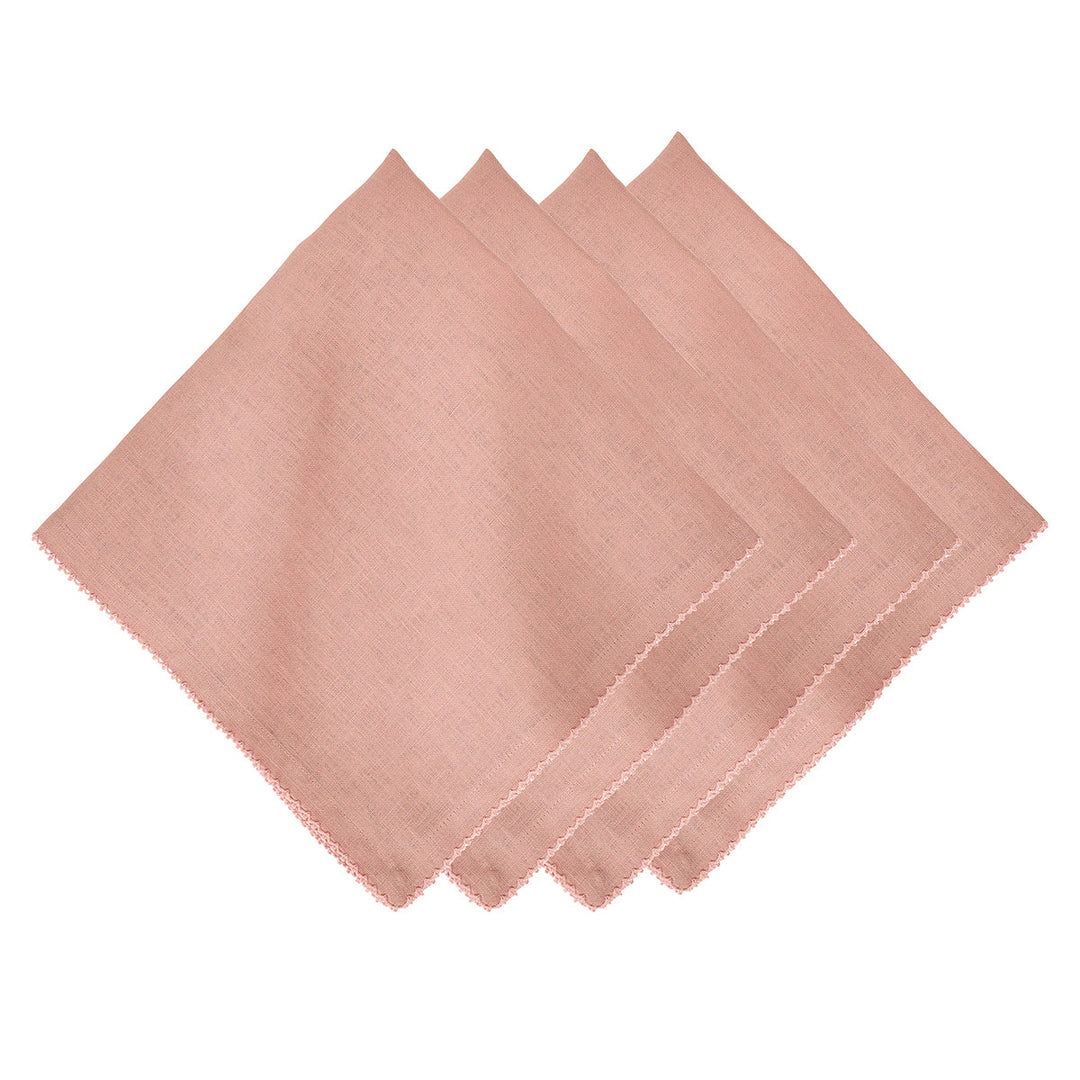 Berry Scallop Napkin Set/4