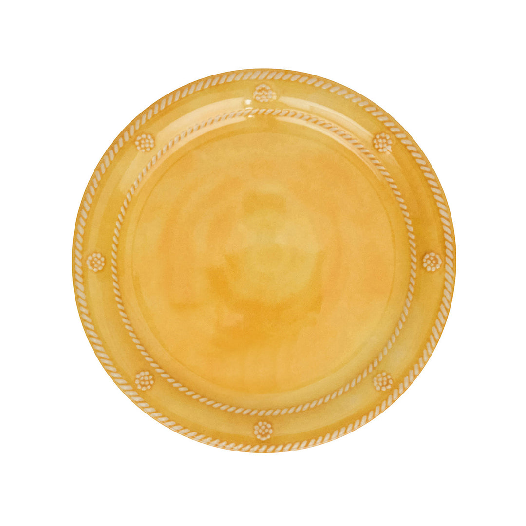 Berry &amp; Thread Melamine Dessert/Salad Plate Set/4 - Sunshine