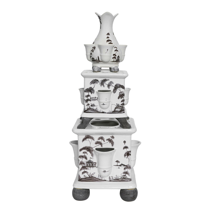 Country Estate Tulipiere Tower Set/3pc - Flint Grey