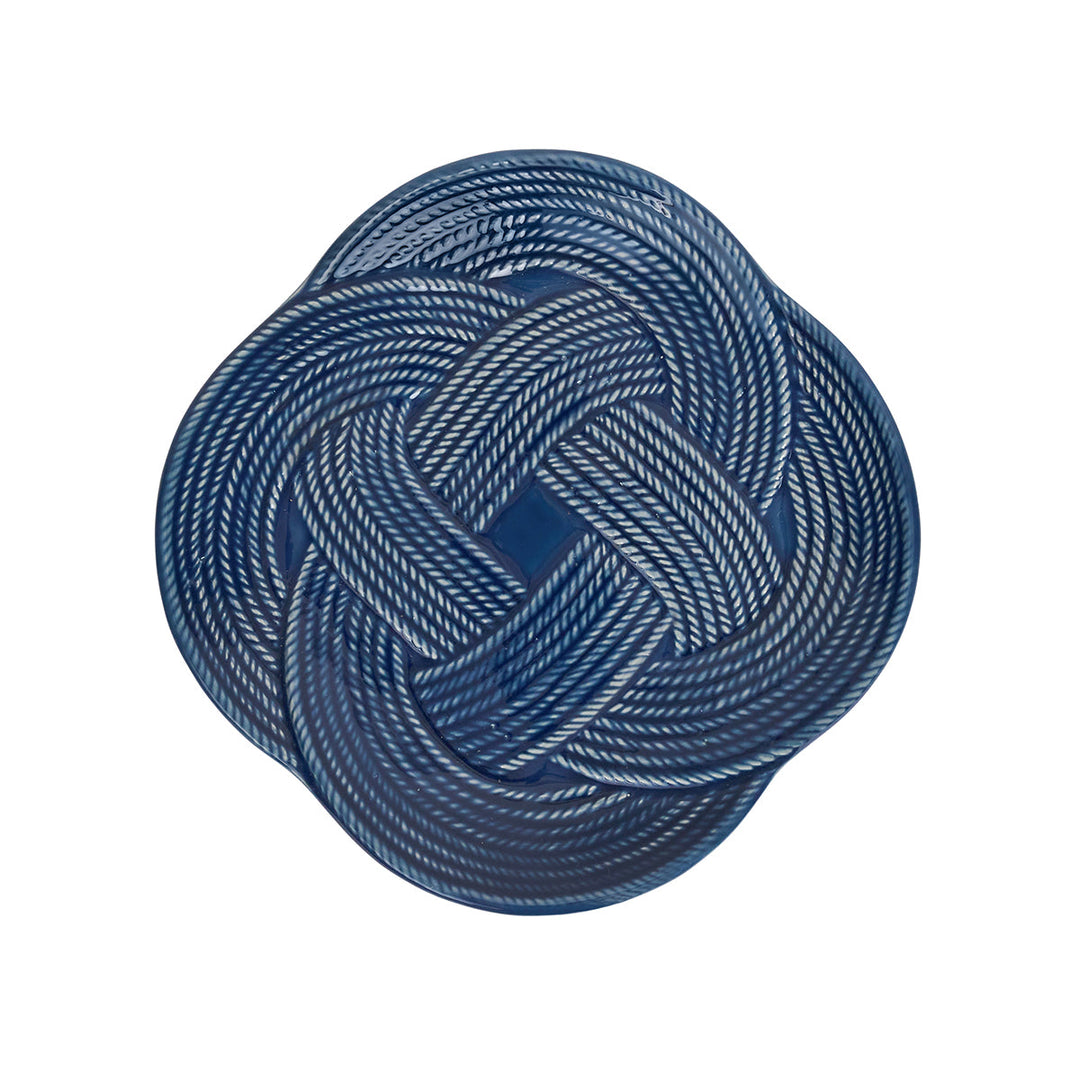 Le Panier Mystic Knot Dessert/Salad Plate - Denim