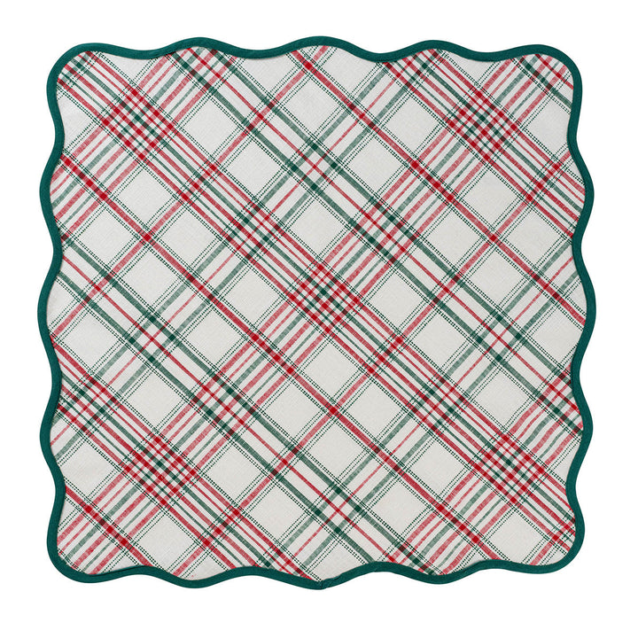 Merry Tartan Napkin Set/4