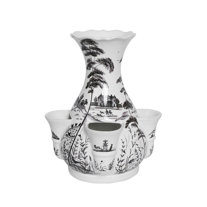 Country Estate 11.5" Tulipiere Vase- Flint Grey