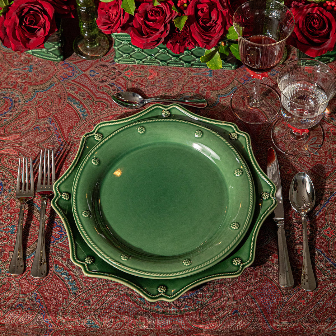 Berry &amp; Thread Dinner Plate - Basil