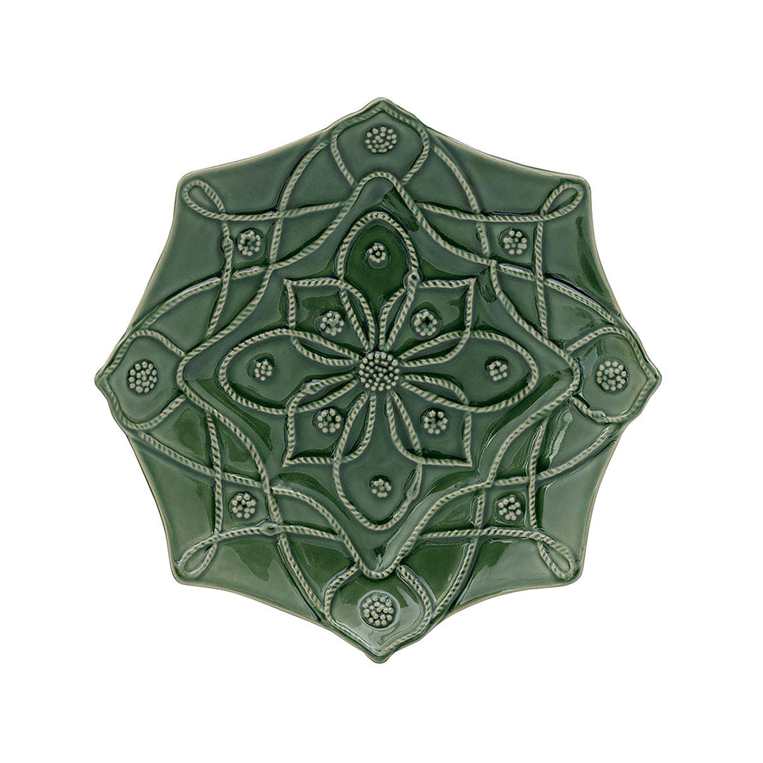 Jardins Du Monde Dessert/Salad Plate Assorted Set/4 - Basil