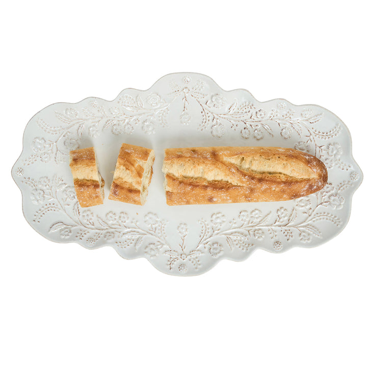 Berry &amp; Thread Thistle 16" Tray - Whitewash