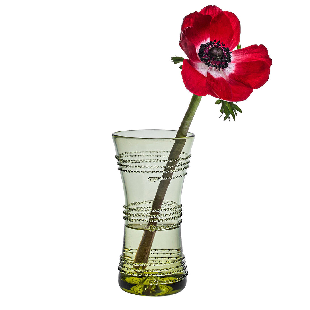 Ella 6" Corset Vase - Green